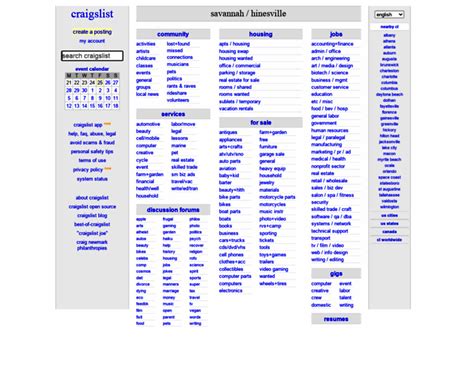 Savannah craigslist jobs - craigslist provides local classifieds and forums for jobs, housing, for sale, services, local community, and events